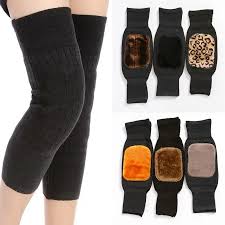 1 Pair Knee Brace Thermal Winter Sleeves Long