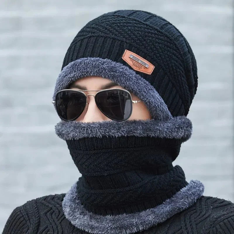 Wool Cotton Winter Neck Cover Cap for Men & Women