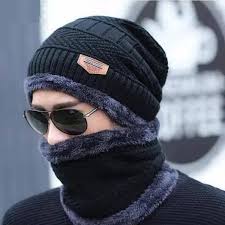 Wool Cotton Winter Neck Cover Cap for Men & Women