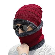 Wool Cotton Winter Neck Cover Cap for Men & Women