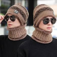 Wool Cotton Winter Neck Cover Cap for Men & Women